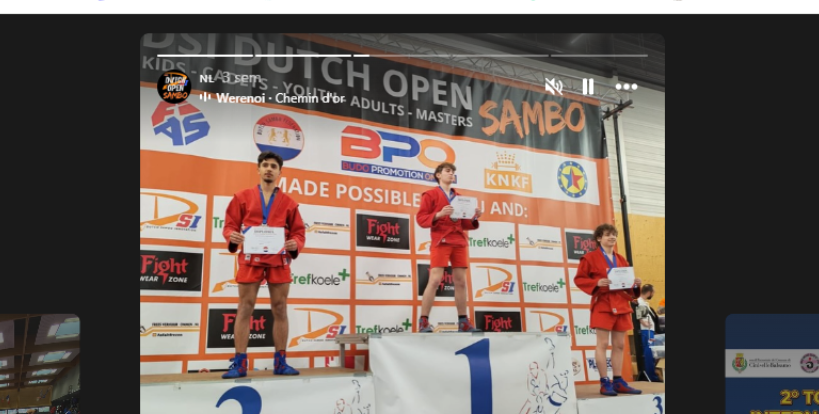 deux place argent Lorenzo DSI Dutch Open SAMBO 2026